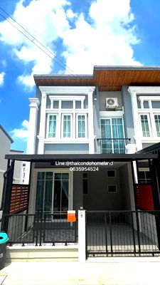 เช่าทาวน์โฮม วิทยาลัยอาชีวศึกษาธนบุรี : 🙏🏻มีผู้เช่าแล้วค่ะ🙏🏻ให้เช่าบ้านสวยใกล้ศิริราช โกลเด้นทาวน์ศิริราช