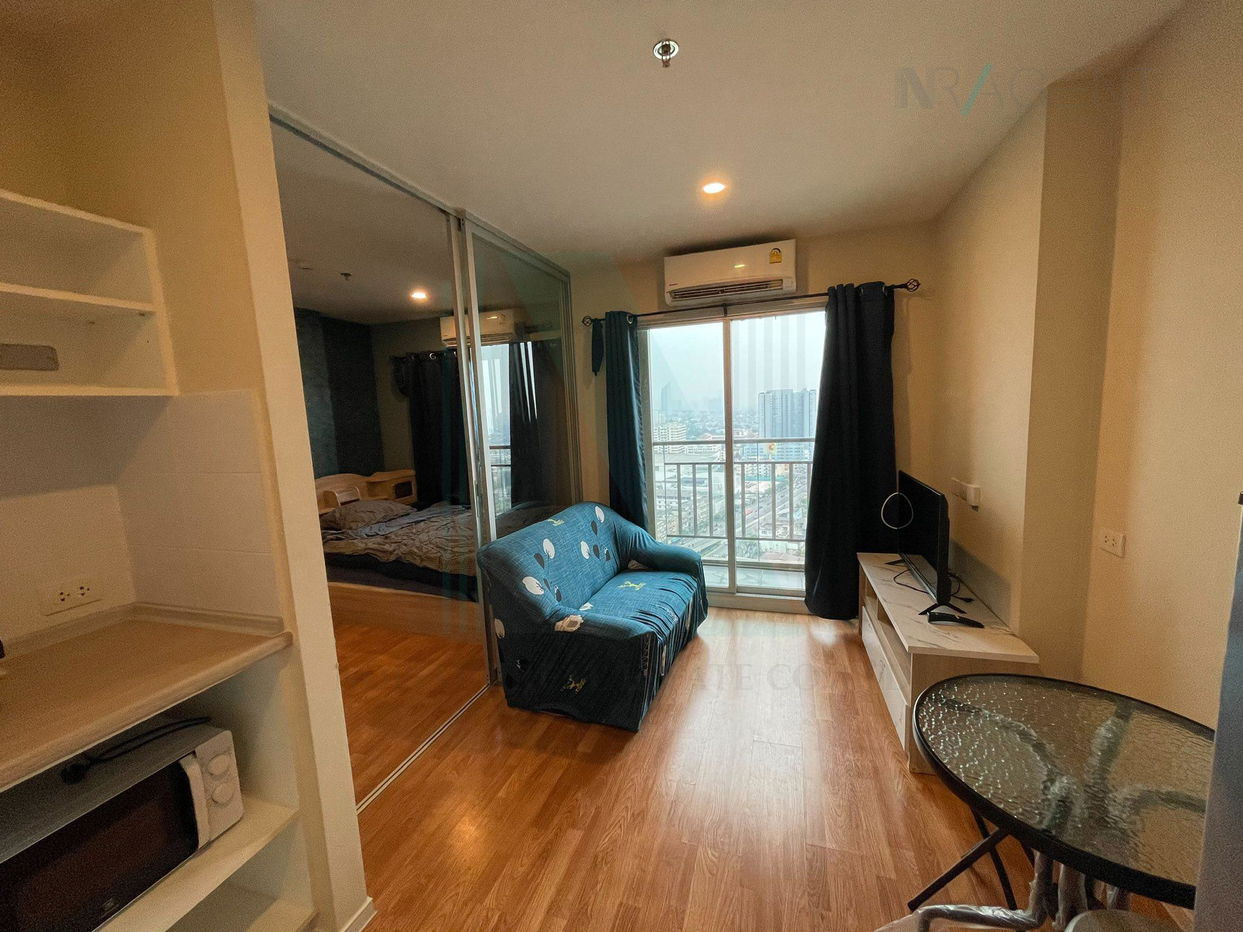 picture ð For Rent Condo LUMPINI VILLE SUKSAWAT - RAMA 2 Building 1, Floor 25,1 bed room, Room size 23 sqm - 1/8