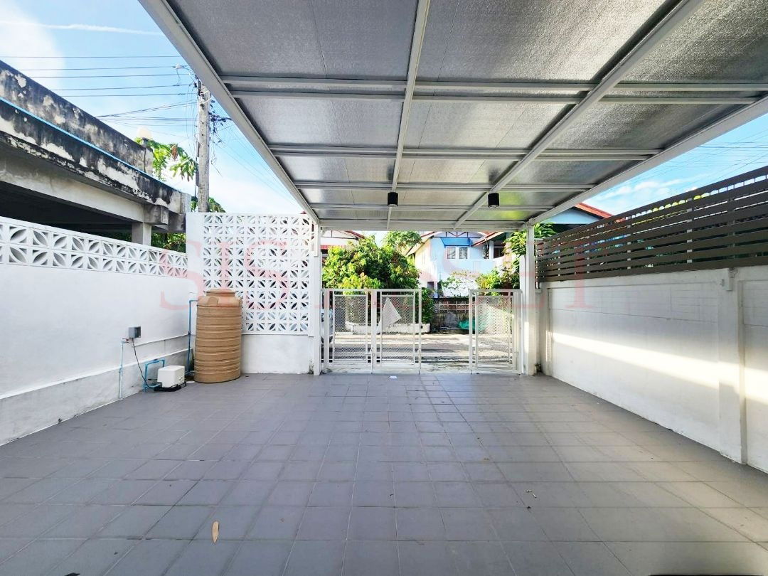 picture For Sale, Semi-detached house, Rattanathibet Village, Size 34 square wah, 4 bedrooms 2 bathrooms, Fully furnished - 4/14