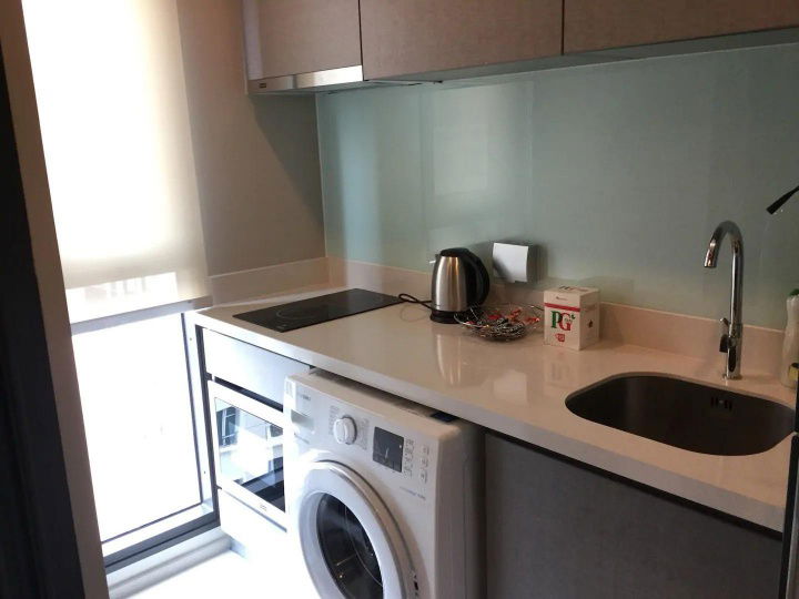 รูป (ปล่อยเช่า) คอนโด RHYTHM สุขุมวิท 36-38 I 1-BR ห้องสวย เฟอร์+เครื่องใช้ไฟฟ้าครบ ใกล้ 🚆BTS ทองหล่อ - รูปที่ 8/9