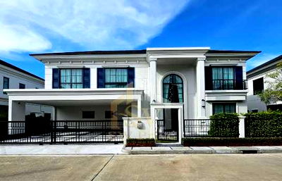 Houses for rent Bangna - Trat  : For Rent Setthasiri Bangna Km.10, Ratchawinit Bangkaew, 2 floors, 4 bedrooms, 5 bathrooms 75sqm, on the main road, near Mega Bangna.