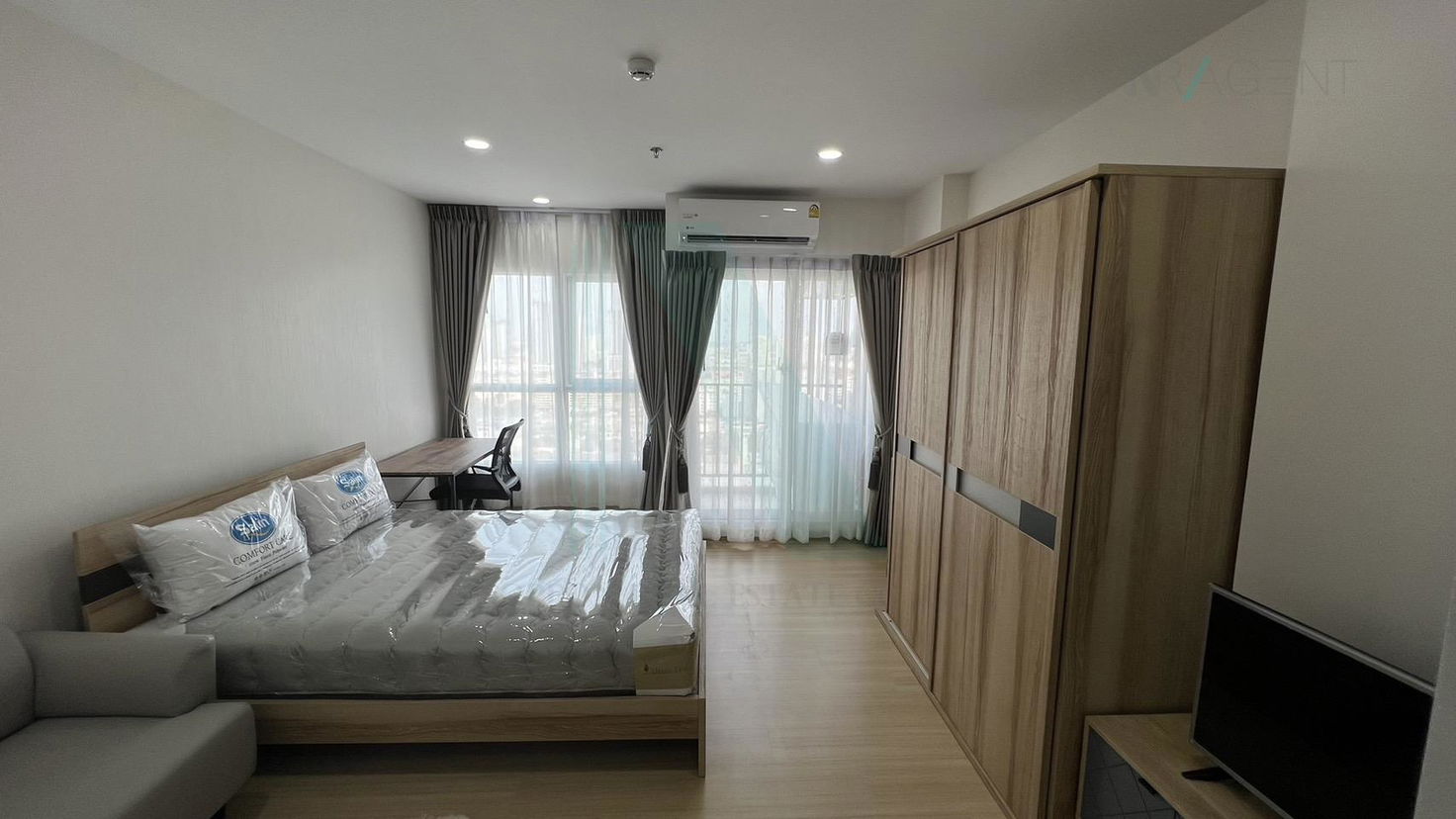 picture For rent Supalai Veranda Ramkhamhaeng STUDIO 22nd floor Building C near Ramkhamhaeng Night Market - 1/8
