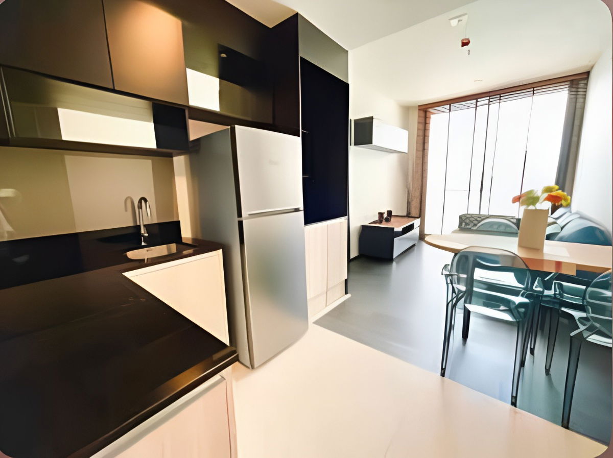 picture Edge Sukhumvit 23 Condo for Rent. 1-BR, Fully Furnished & Equipped. Near 🚆BTS Asok / MRT Sukhumvit - 3/7