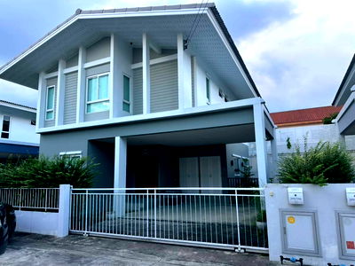 บ้านเดี่ยวให้เช่า : เช่า บ้านเดี่ยว สภาพใหม่ 3 ปี คณาสิริ - วงแหวนพระราม 258.2 ตร.วา 3 นอน 3 น้ำ พร้อมเฟอร์ฯ ครบชุด