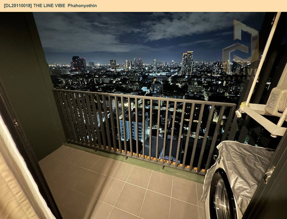 รูป DL25110018 ให้เช่าคอนโด เดอะ ไลน์ ไวบ์ พหลโยธิน (THE LINE VIBE  Phahonyothin) ใกล้ BTS ห้าแยกลาดพร้าว พร้อมเข้าอยู่ โทรด่วน 0656133286 LineID @897iyzll - รูปที่ 9/13