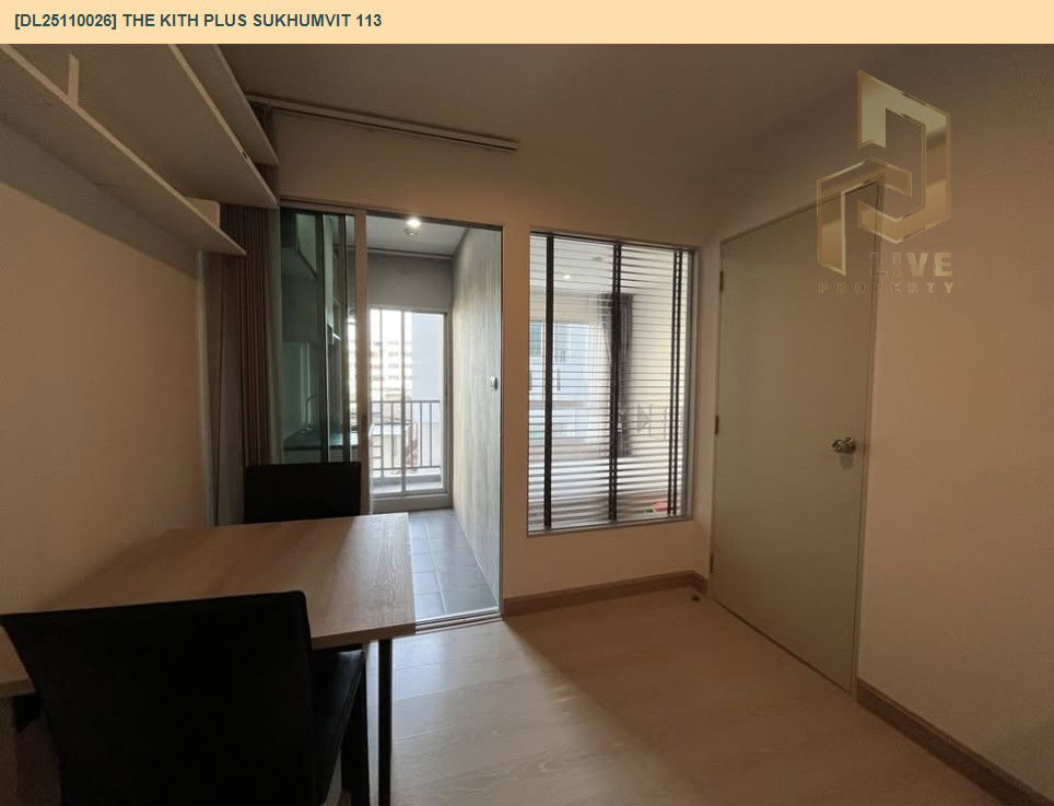 picture DL25110026 Condo for sale, The Kith Plus Sukhumvit 113 near BTS Samrong, ready to move in, call urgently 0638692663 LineID @897iyzll - 7/16