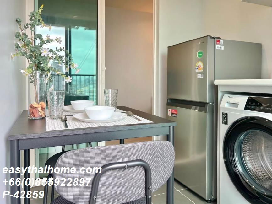 รูป P-42859 ให้เช่า คอนโด เมโทร สกาย วุฒากาศ Thanon Wutthakat, Talat Phlu, Thon Buri, Bangkok พร้อมอยู่ ราคาถูก Line Id @easythaihome 085-592-2897 - รูปที่ 8/21