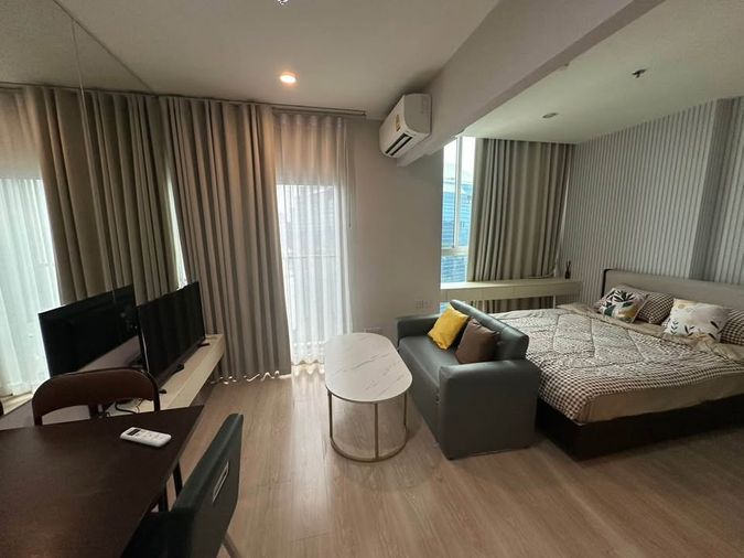 Studio condo for rent, 26 sqm, Noble Revolve Ratchada 2
