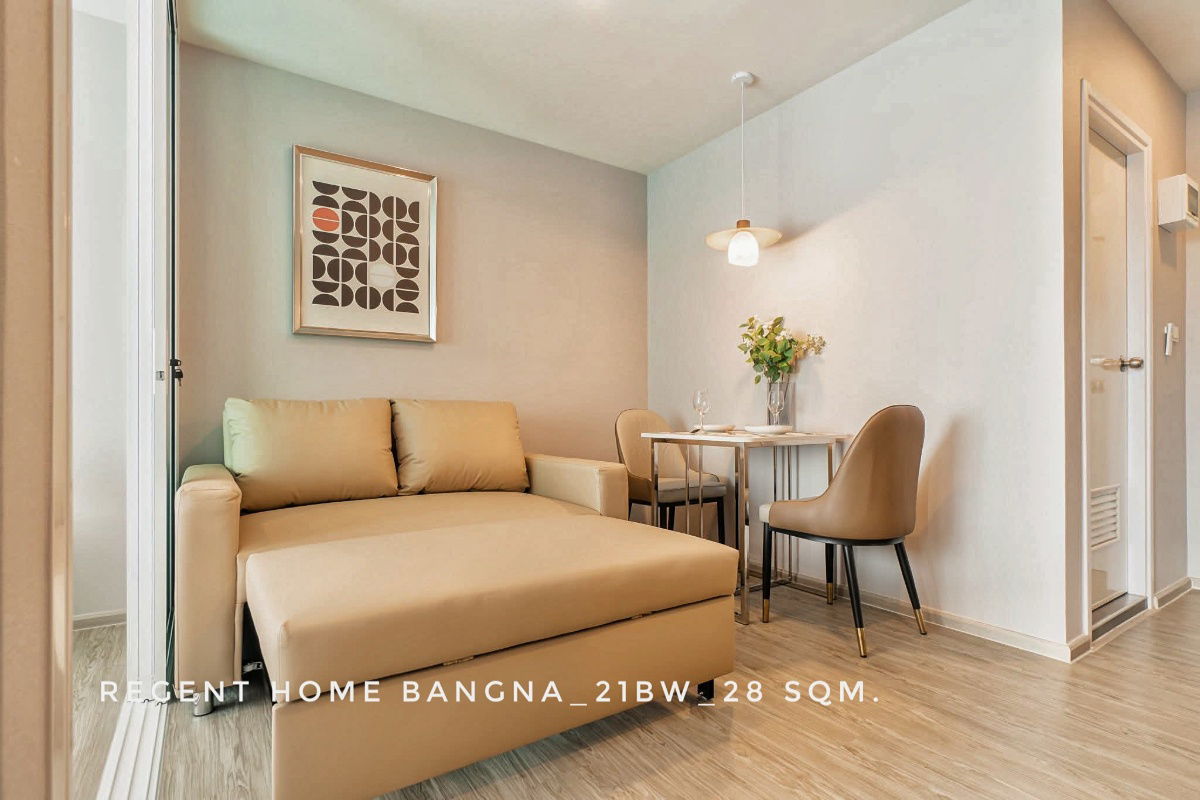 รูป 🎉คอนโดให้เช่า รีเจ้นท์โฮม บางนา ใกล้บีทีเอส บางนา สี่แยกบางนา ตึก บี วิวแม่น้ำ - รูปที่ 5/11