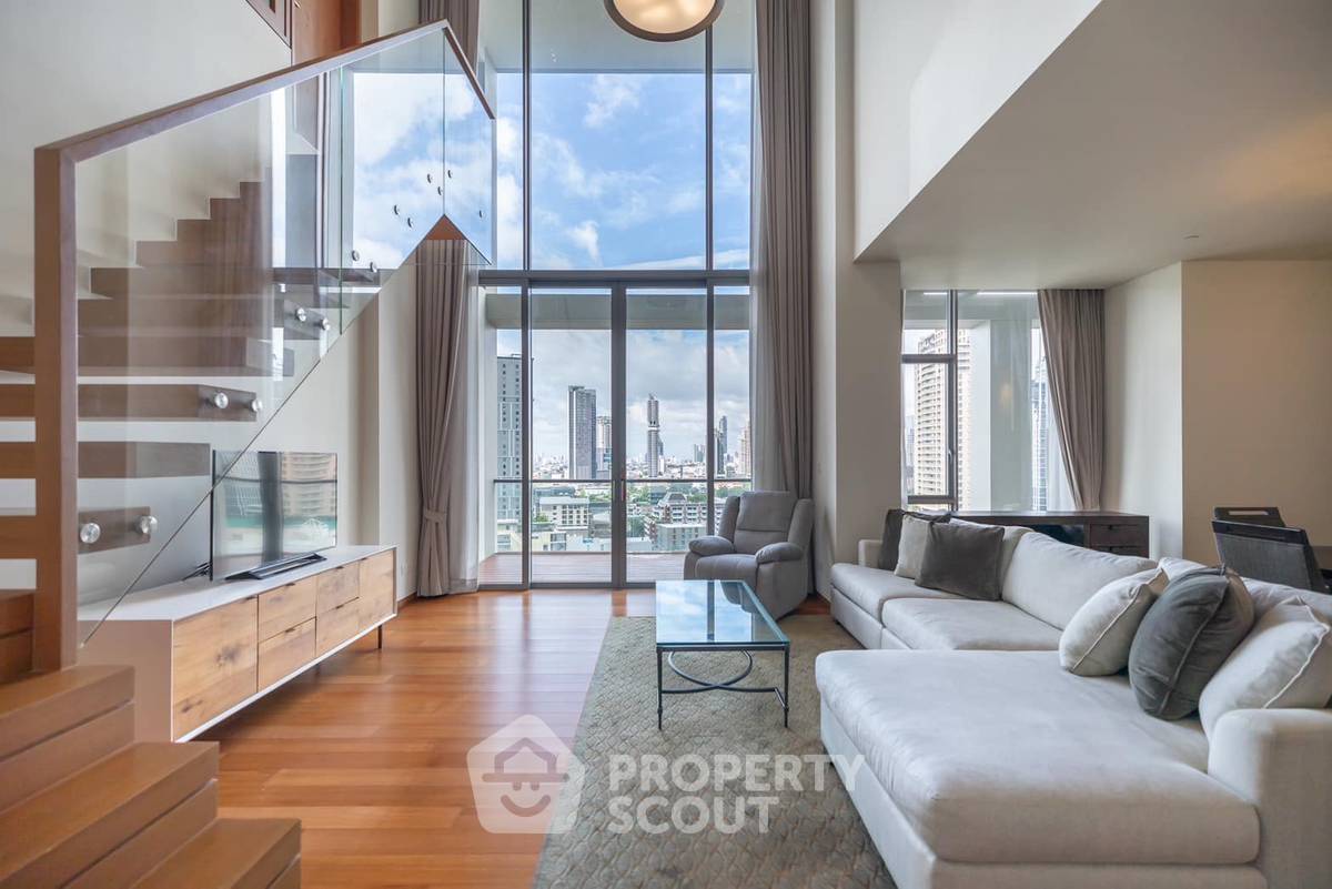 picture 1-BR Duplex at The Sukhothai Residences Condominium near MRT Lumphini (ID 1578144) - 4/14