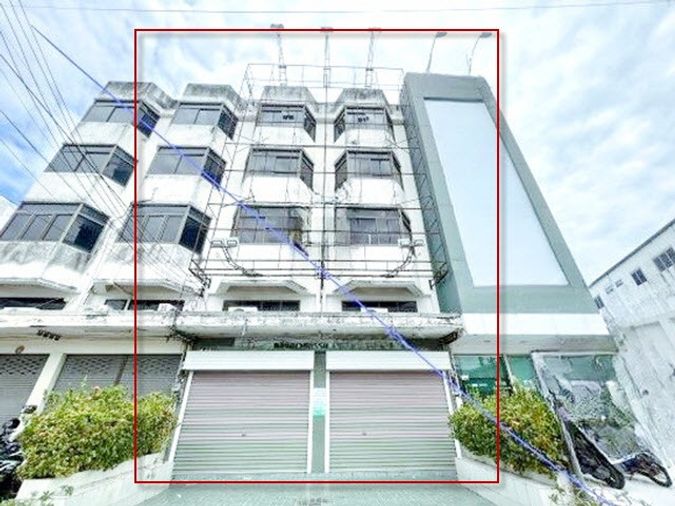 HomePro Rayong 650 m. commercial building 4.5-storey 2 units 66 sq.wa. 1072 sq.m. 4 be