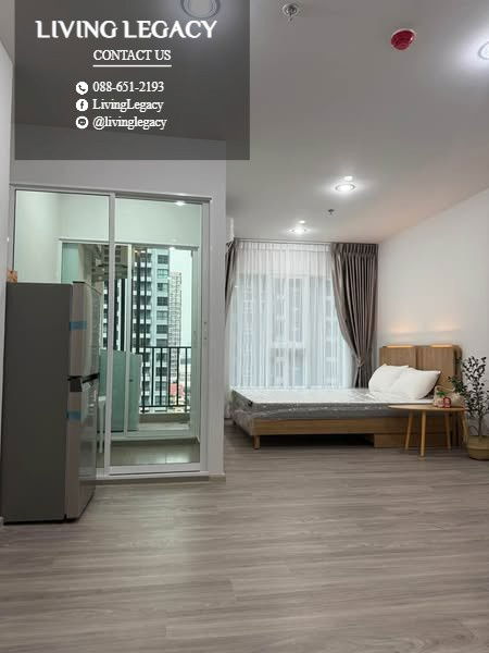 Condos for rent : SVPPRN Condo For Rent Regent Home Bangna 28 Sq.M. Floor 16 Building A line id : @livinglegacy