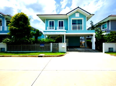 บ้านเดี่ยว ถนนหทัยราษฎร์ : ขายบ้านเดี่ยว บุราสิริ ปัญญาอินทรา ย่านบางชัน คลองสามวา