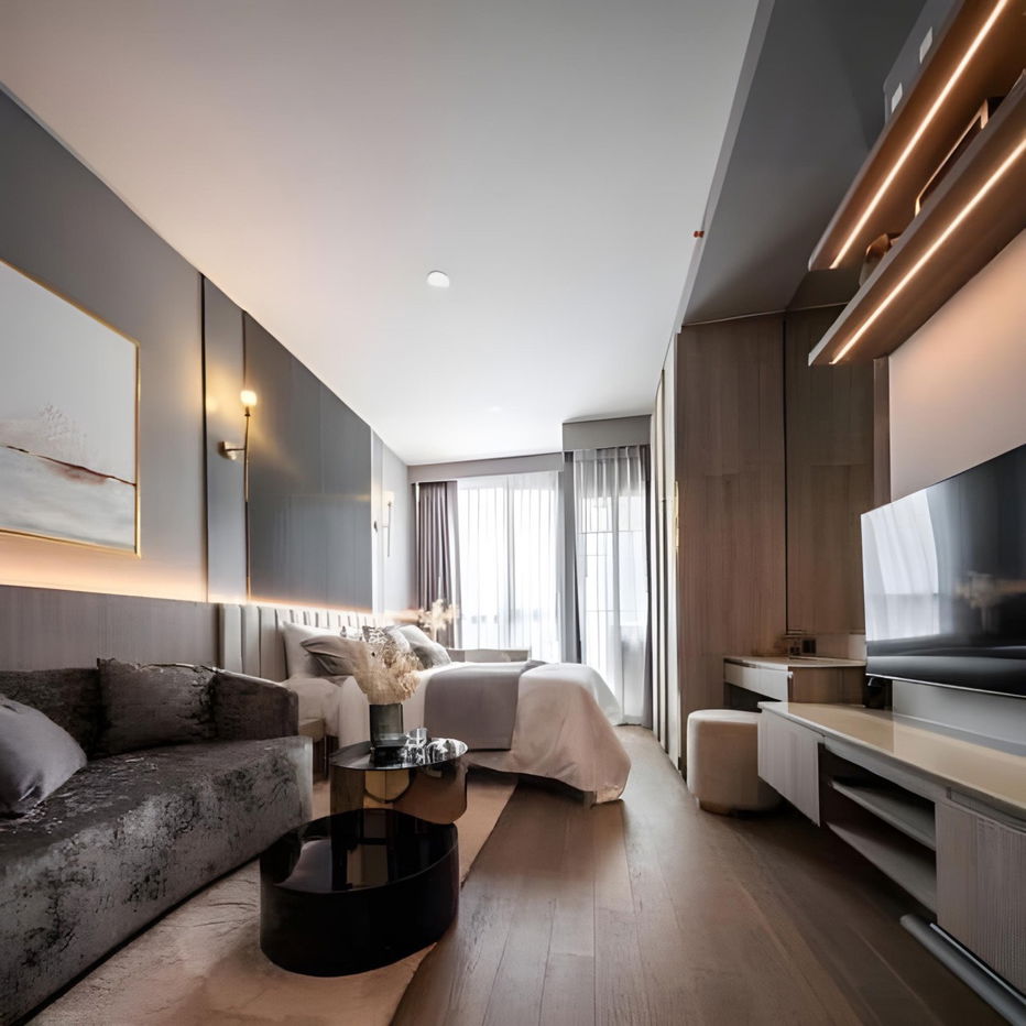 รูป 🎓🎓 Park Origin Phayathai ห้องแต่งสวยหรูหรา 🤩  📲🔥 สนใจติดต่อ Line @unicondo.official  - รูปที่ 2/5