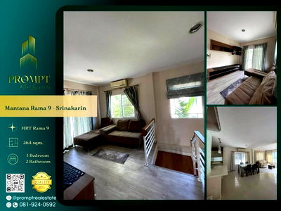 Houses for rent Bang Kapi : MN04924 - Mantana Rama 9 - Srinakarin