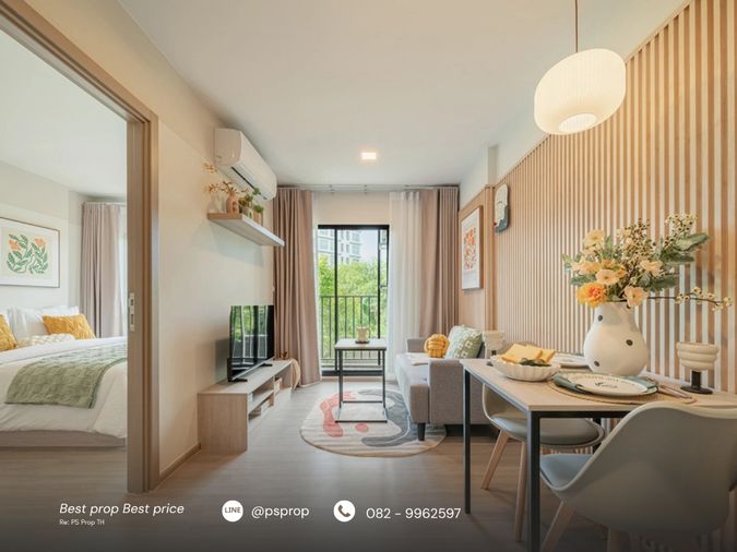 📢ให้เช่า 𝗗𝗖𝗼𝗻𝗱𝗼 𝗦𝗲𝗻𝘀𝗲 บางแสน (ดีคอนโด เซนส์ บางแสน) #CR0237