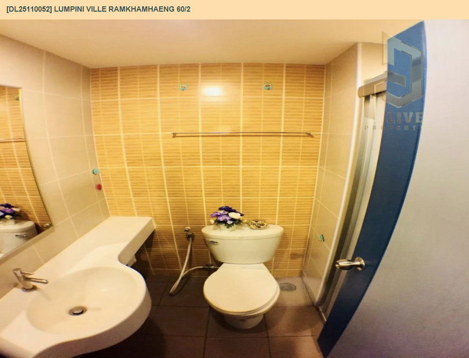 picture DL25110052 Condo for rent, Lumpini Ville Ramkhamhaeng 60/2 near รถไฟฟ้า สายสีส้ม, ready to move in, call urgently 0638692663 LineID @534wlwof - 11/12