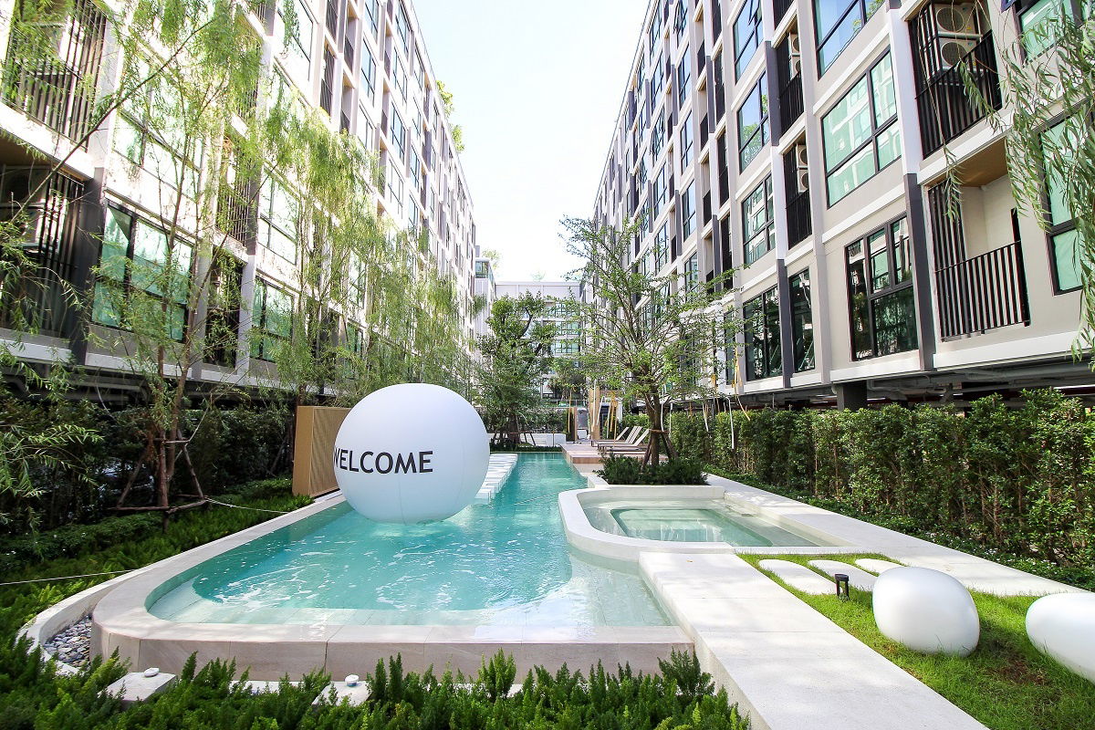 picture For rent 📍 Atmoz Ratchada - Huaikwang 📍 2 bedrooms, fully furnished and equipped, near MRT Huai Khwang - 9/10