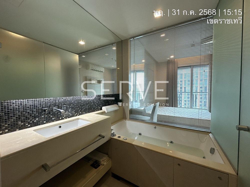 picture 1 Bed 1 Bath with Bathtub Nice Room Good Location MRT Phetchaburi 150 m. / For Rent-The Address Asoke - 16/16