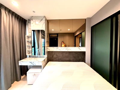 คอนโดให้เช่า : ห้องว่าง พร้อมเข้าอยู่ คอนโด ไรส์ พระราม 9 ตึก ดี ชั้น 3 ขนาด 28 ตรม ค่าเช่า 15,000ต่อเดือน