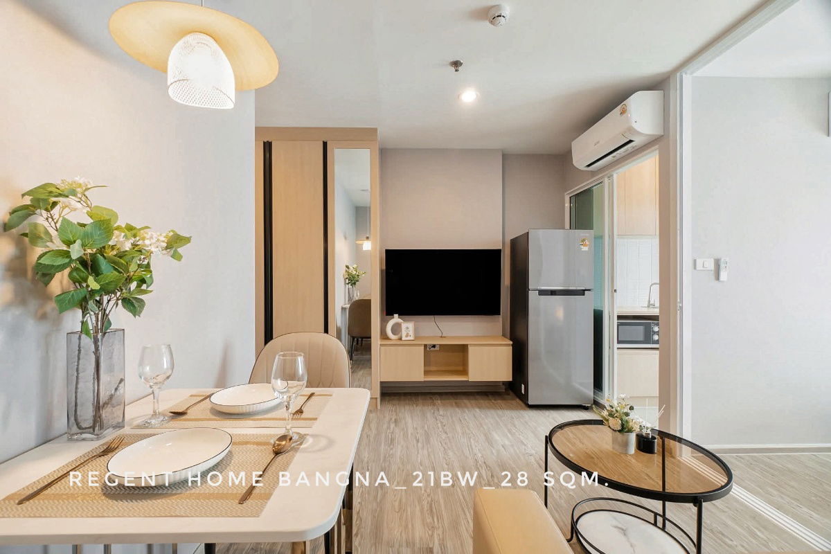 รูป 🎉คอนโดให้เช่า รีเจ้นท์โฮม บางนา ใกล้บีทีเอส บางนา สี่แยกบางนา ตึก บี วิวแม่น้ำ - รูปที่ 2/11