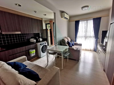 คอนโดให้เช่า : ให้เช่าคอนโด ยูนิโอ สุขุมวิท 72 เฟส 2 อาคาร 1 ชั้น 6 1 BED PLUS ขนาด 42 ตรม ใกล้ BTS แบริ่ง