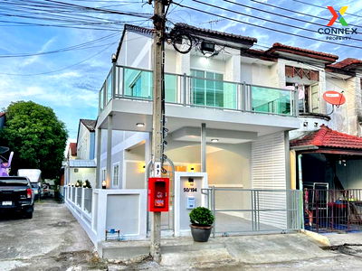 Townhouses for sale Sai Noi Nonthaburi : For Sale Townhouse/Townhome  , Baan Nanthicha 3/8 , wide frontage , Sai Noi , Sai Noi , Nonthaburi , CX-124460 ✅ Live chat with us ADD LINE @connexproperty ✅ 