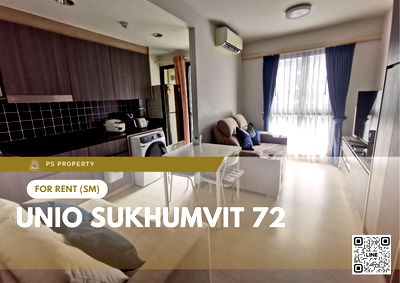 Condos for rent : For rent ✨ UNiO Sukhumvit 72 ✨ 2 bedrooms, fully furnished and equipped, near BTS Bearing