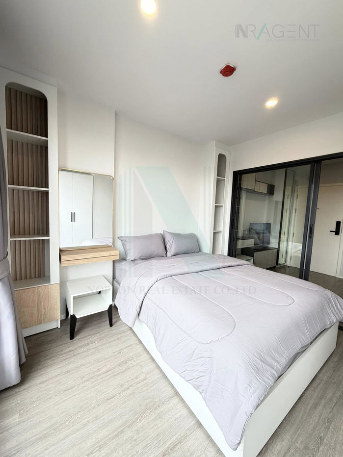 รูป 🎉 ให้เช่าคอนโด บลู สุขุมวิท 105 อาคาร A ชั้น 8 1 ห้องนอน ขนาด 28 ตรม ใกล้ MRT ศรีลาซาล - รูปที่ 1/8