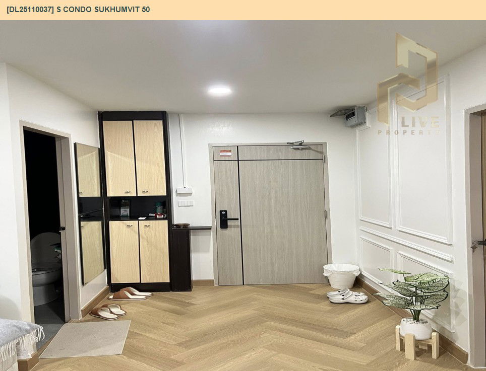 picture DL25110037 Condo for rent, S Condo Sukhumvit 50 near -, ready to move in, call urgently 0638692663 LineID @897iyzll - 6/12