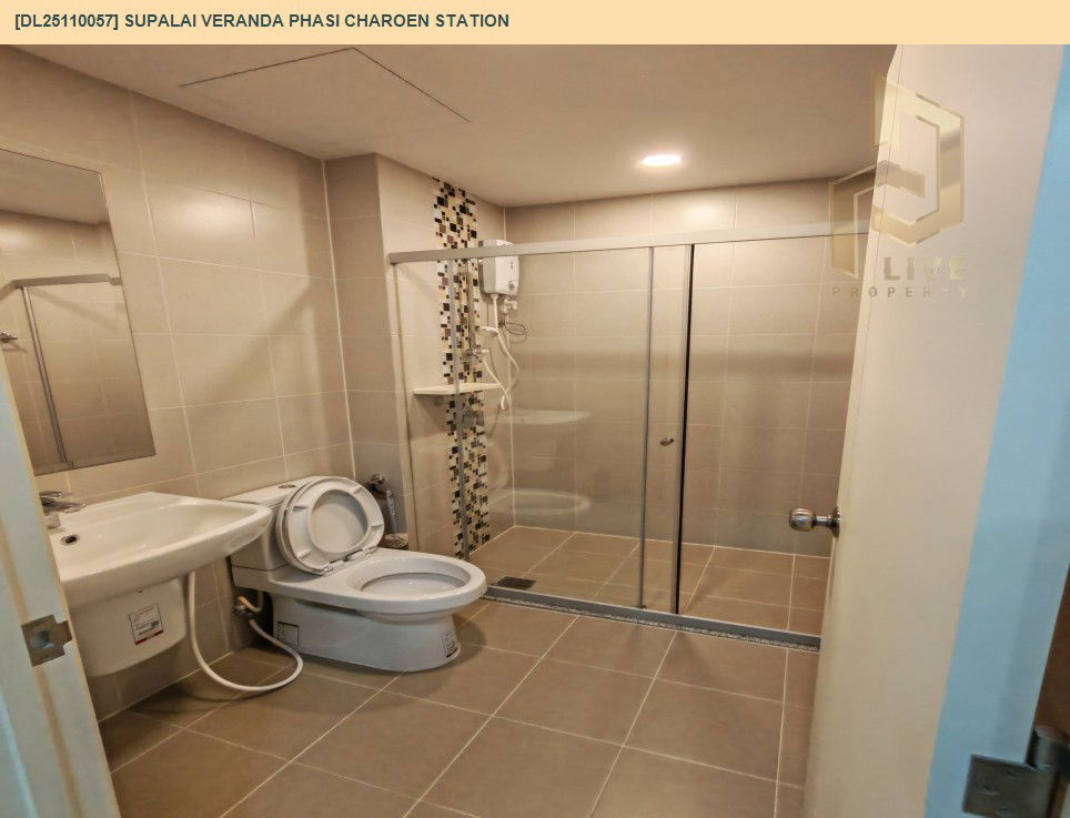 รูป DL25110057 ให้เช่าคอนโด ศุภาลัย เวอเรนด้า สถานีภาษีเจริญ (Supalai Veranda Phasi Charoen Station) ใกล้ MRT ภาษีเจริญ พร้อมเข้าอยู่ โทรด่วน 0656133286 LineID @897iyzll - รูปที่ 11/14