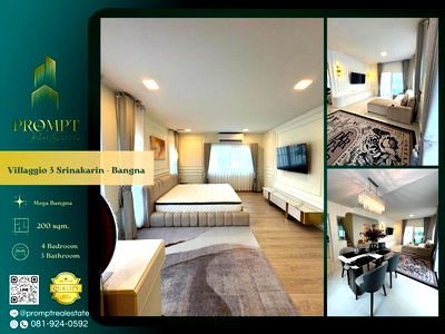 Houses for rent : UV01875 - Villaggio 3 Srinakarin - Bangna