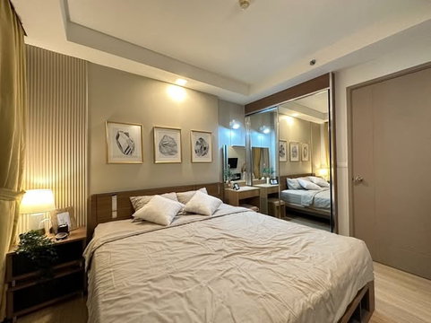 🎈#OL2405_214🎈 For Rent 19k.🔥🔥 #Near MRT Ratchadaphisek ✨#Available April 17, 2026. True Thonglor Condo.
