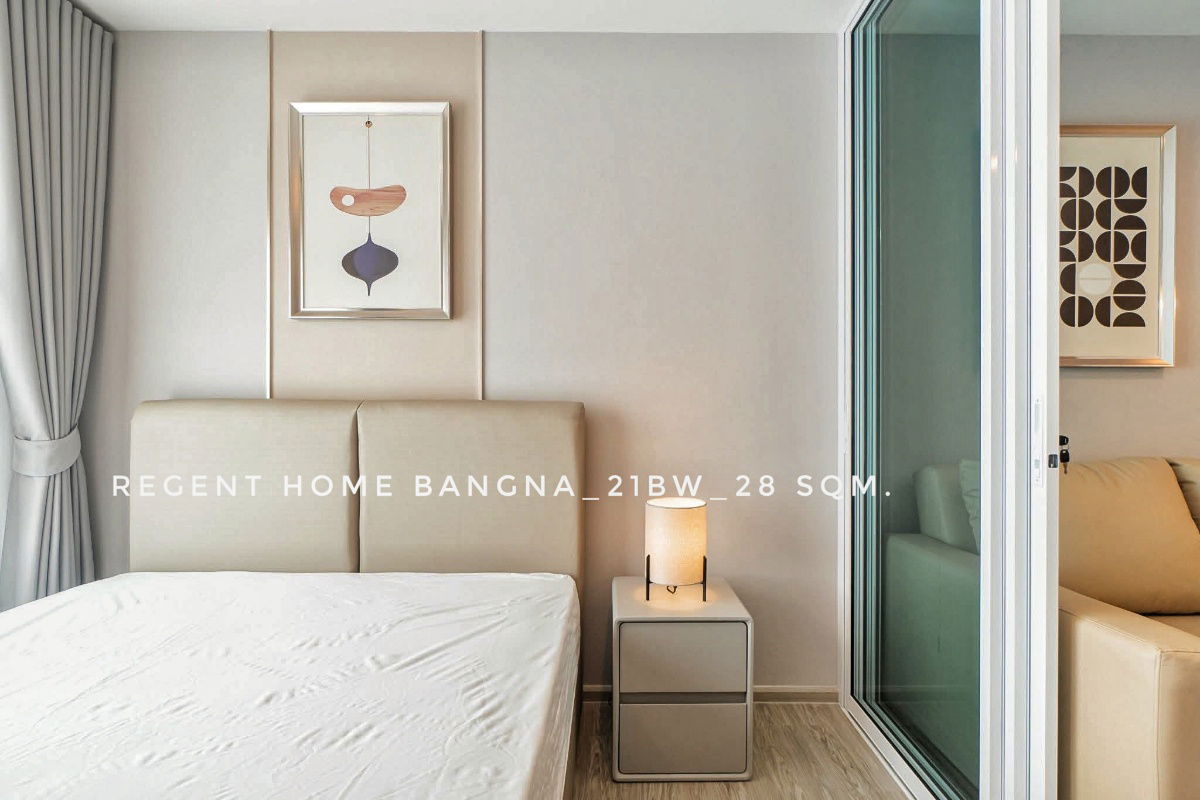 รูป 🎉คอนโดให้เช่า รีเจ้นท์โฮม บางนา ใกล้บีทีเอส บางนา สี่แยกบางนา ตึก บี วิวแม่น้ำ - รูปที่ 10/11