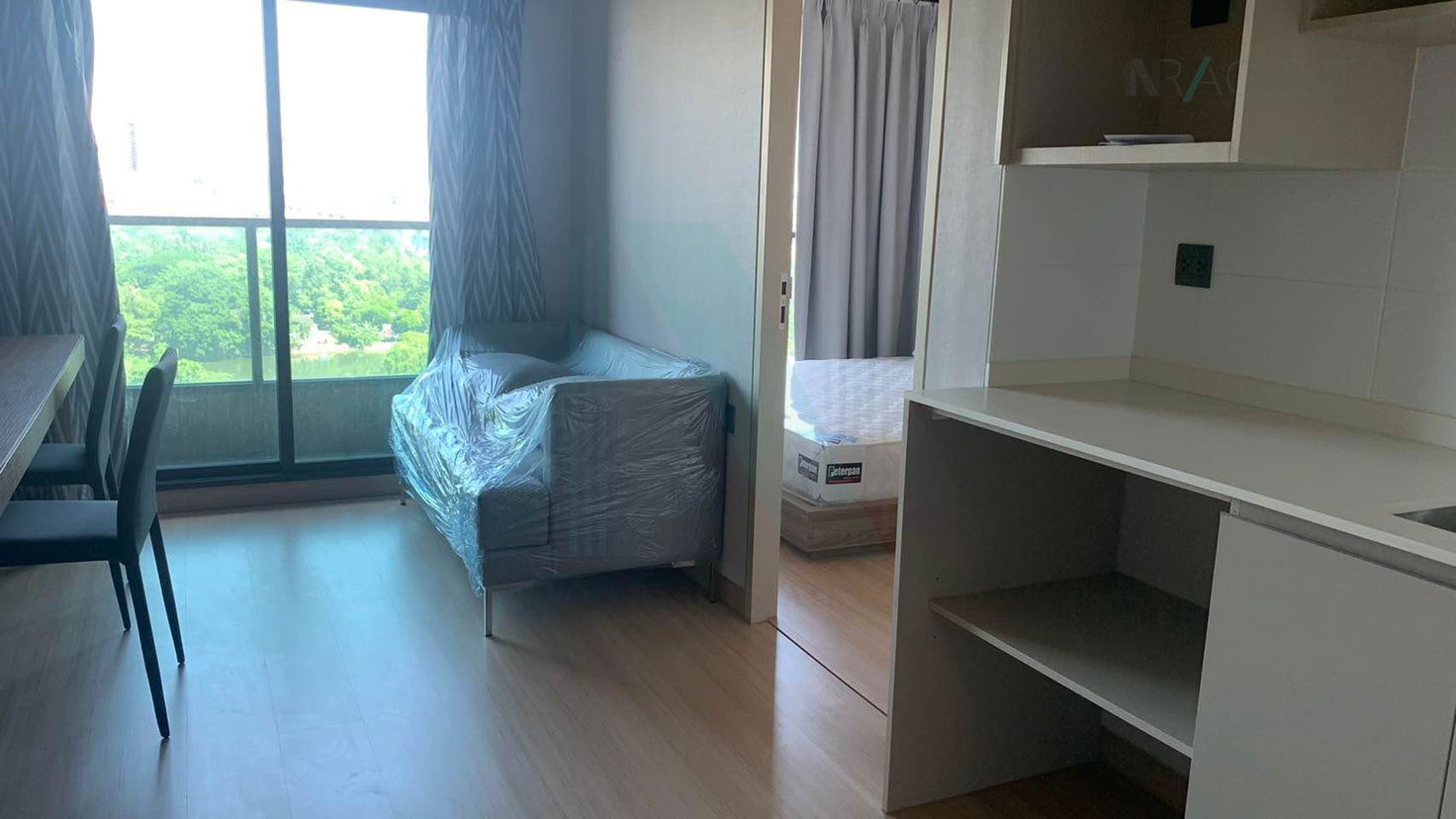 picture ð For Rent Condo LUMPINI SUITE PHETCHABURI - MAKKASAN Building 1, Floor 15,1 bed room, Room size 27 sqm - 2/8