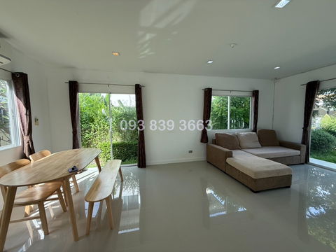 Single house for rent, Perfect Place Sukhumvit 77 - Suvarnabhumi Phase 1, area 60 sq m, 3 bedrooms.