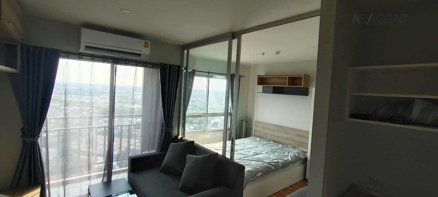 picture For Rent Condo LUMPINI PLACE SUKSAWAT-RAMA 2 Building 1, Floor 22,1 bed room, Room size 23 sqm - 1/8
