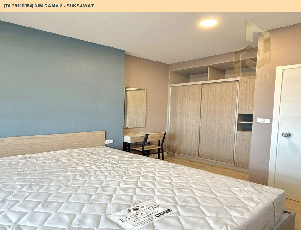 รูป DL25110084 ให้เช่าคอนโด ซิม พระราม 3 - สุขสวัสดิ์ (Xim Rama 3 - Suksawat) ใกล้ - พร้อมเข้าอยู่ โทรด่วน 0653619502 LineID @534wlwof - รูปที่ 4/11