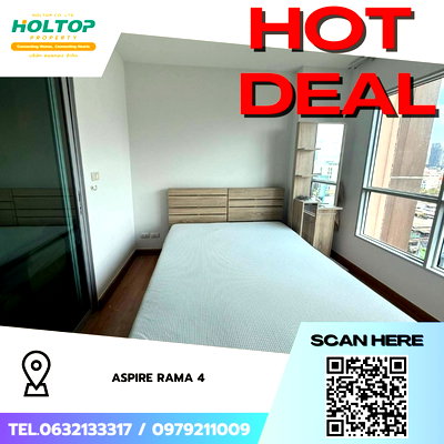 Condos for rent Kluai Nam Thai : #Z2975💥 031168 🔥Condo for rent: Aspire Rama 4