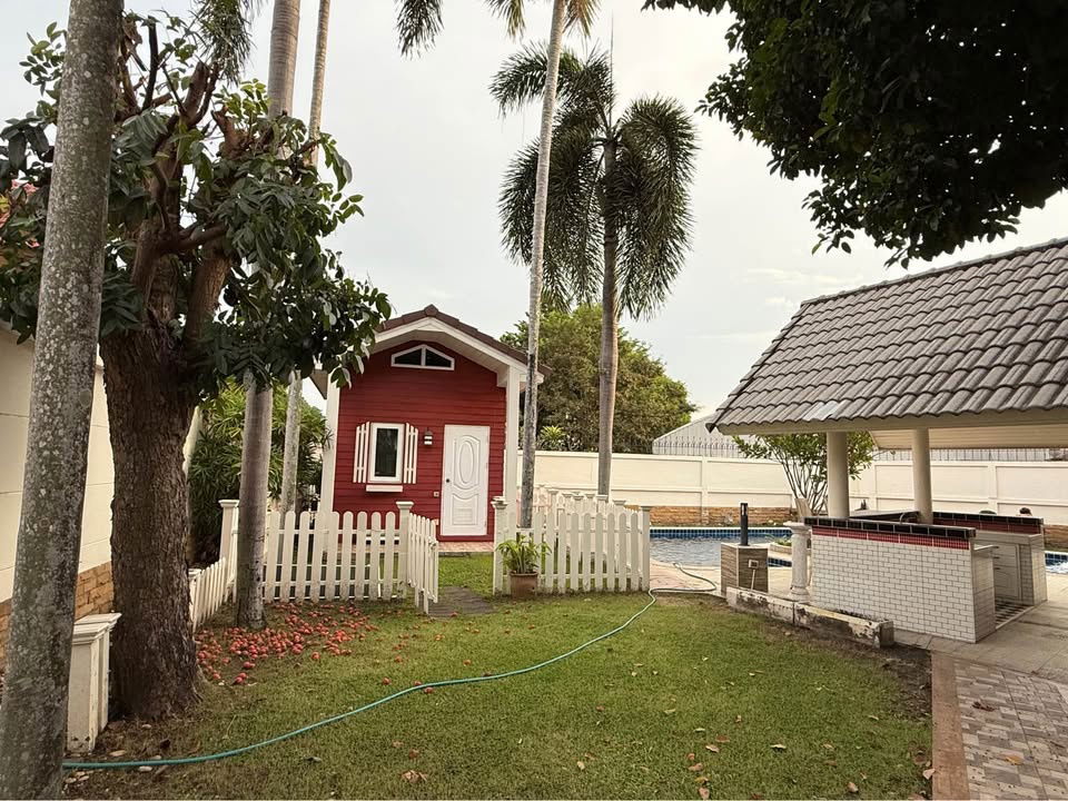 รูป HR2959บ้านให้เช่า หมู่บ้านไทยปุรี ศรีราชา - หนองค้อ 10 พร้อมสระว่ายน้ำส่วนตัวและพื้นที่สวน - รูปที่ 14/50