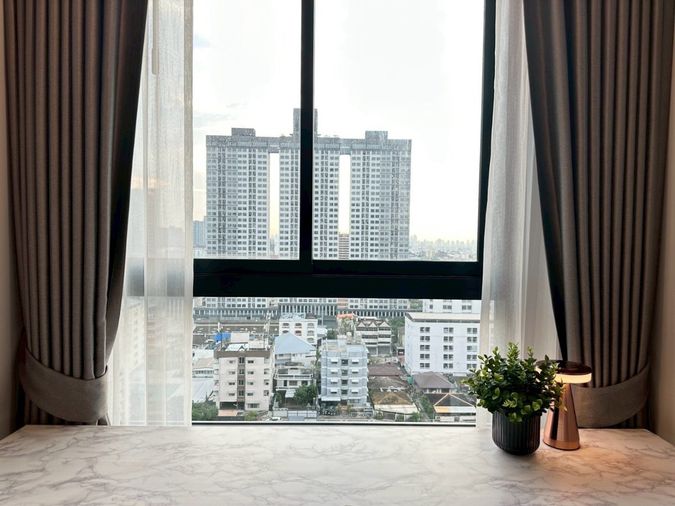 Studio condo for rent, 24 sqm, Ideo Ramkhamhaeng - Lam Sali Station