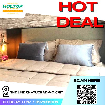 คอนโดให้เช่า : #R7392  🎉 041168 ให้เช่าคอนโด THE LINE Chatuchak-Mo Chit