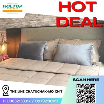 #R7392  🎉 041168 ให้เช่าคอนโด THE LINE Chatuchak-Mo Chit