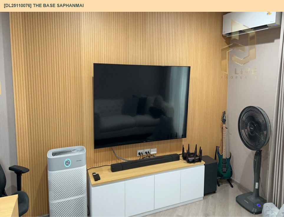 picture DL25110076 Condo for sale, THE BASE Saphanmai near BTS Sai Yud, ready to move in, call urgently 0638692663 LineID @655ebbvc - 11/13