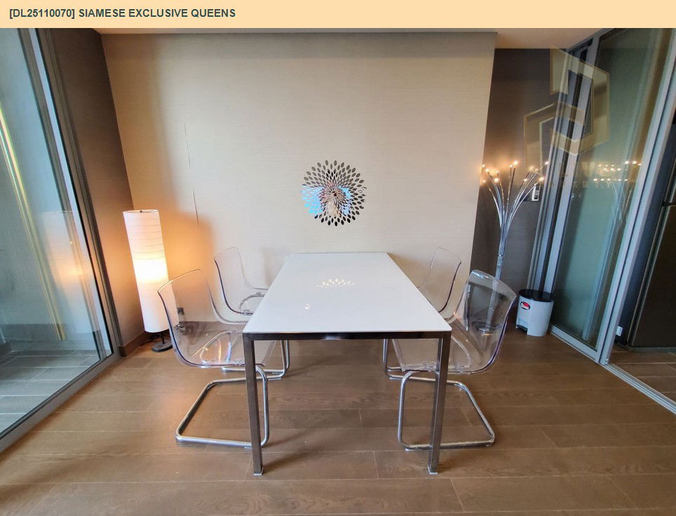 picture DL25110070 Condo for rent, Siamese Exclusive Queens near MRT ศูนย์การประชุมแห่งชาติสิริกิติ์, ready to move in, call urgently 0638692663 LineID @655ebbvc - 8/16