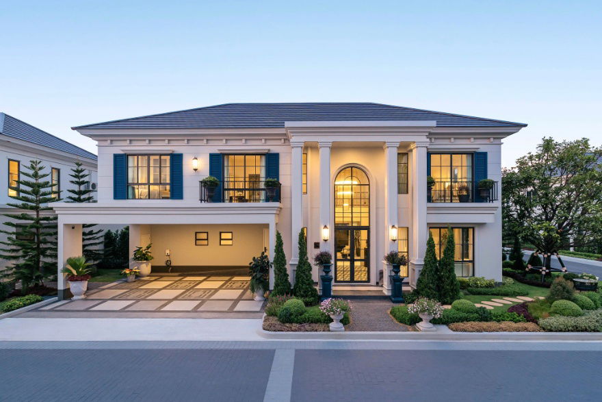 รูป 🏙 บ้านหรู Modern Classic ใกล้เมือง เดินทางสะดวกด้วยทางด่วนและรถไฟฟ้าในอนาคต 🚆 📞 061-6161426 / 065-4496399 🟢 LINE: @wsrcondo - รูปที่ 8/13