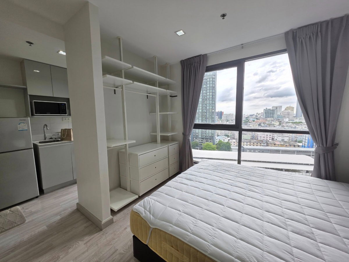 picture Ideo Mobi Sathorn | Price 15,000 baht | Beautiful room, great view, fully furnished, ready to move in - 1/6