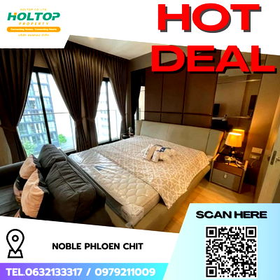 คอนโดให้เช่า : #R7385  🎉 041168 ให้เช่าคอนโด Noble Phloen Chit