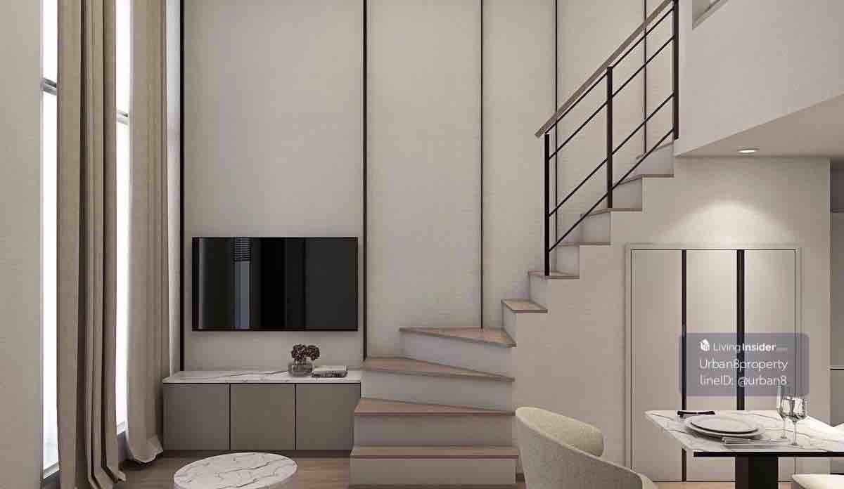 รูป ว่างพร้อมอยู่ครับ! Culture Chula ใกล้ BTS ศาลาแดง เครื่องใช้ไฟฟ้าครบ ห้องแบบ Dupex - รูปที่ 2/8