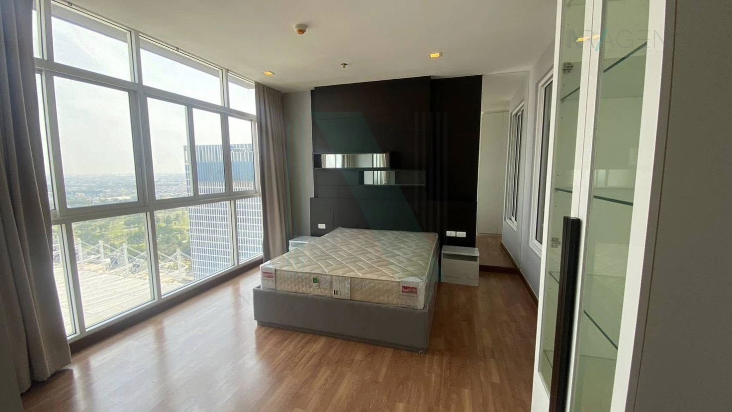 picture ðĐ For rent, The Coast Bangkok, 3 bedrooms, 35th floor, Building B, near BTS Bang Na. - 4/8